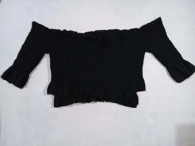 Blusa Ciganinha Preta 