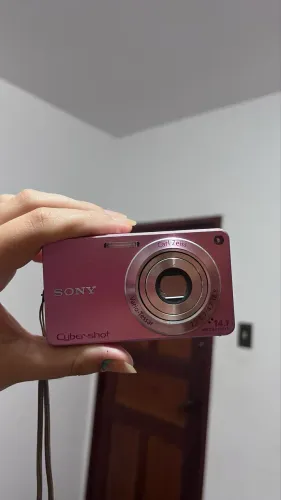 Cybershot dsc w350 rosa de 14.1mp funcionando perfeitamente