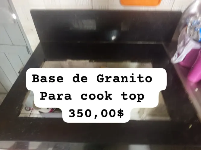 Base de granito para cook top