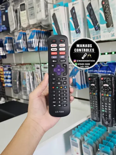 Controle para tv de aoc Roku smart novo
