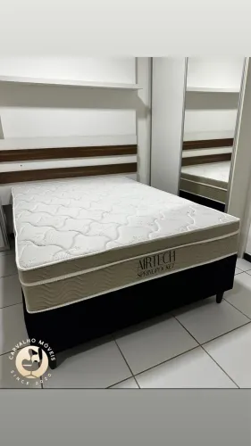 Box Ortobom Casal - Carvalho Móveis 