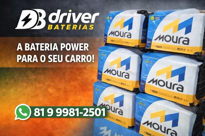 Bateria automotiva 60Ah - entrega e instalação grátis
