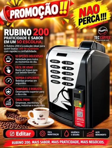 Rubino 200 - Máquina de Café.