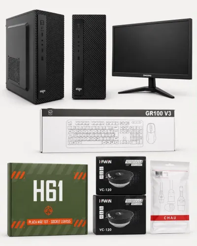 COMPUTADOR COMPLETO NOVO PRONTO PARA USO