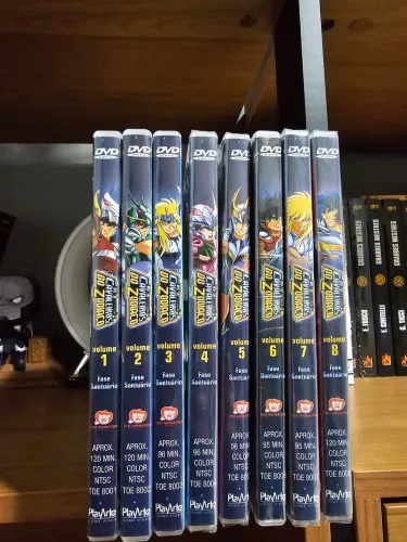DVD Cavaleiros do Zodíaco - 1 ao 8 - Playart