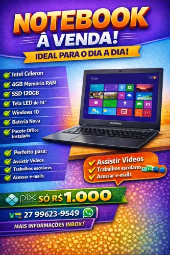 Notebook Positivo Unique S1991 C/ SSD