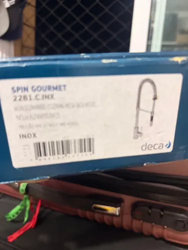 Torneira misturador Spin aço / inox marca DECÁ