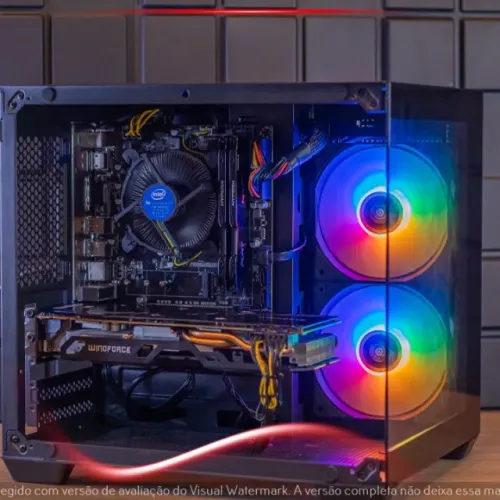 PC Gamer i5 8400, 16GB, SSD 480GB, GTX 960 4GB, Gabinete Pichau, Fonte 500W