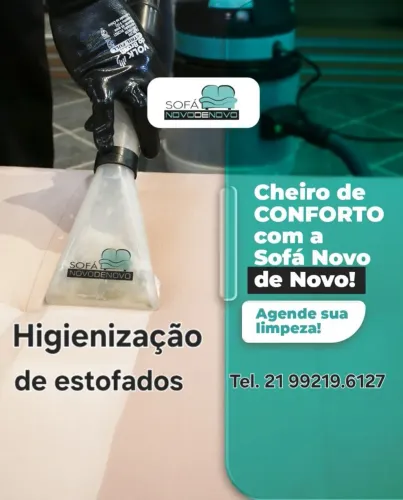 Higienização de estofados - Sofá, Cadeira, Poltrona, Colchão e etc.