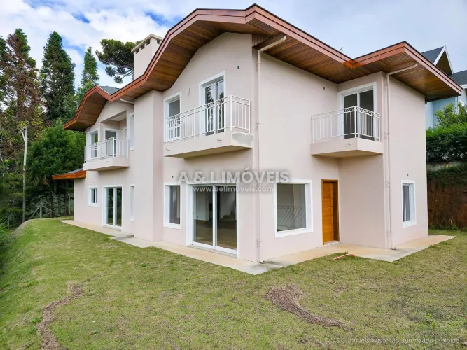 Casa Condomínio Campos do Jordão | 5 Dorms, 4 Suítes, Vista Pedra do Baú