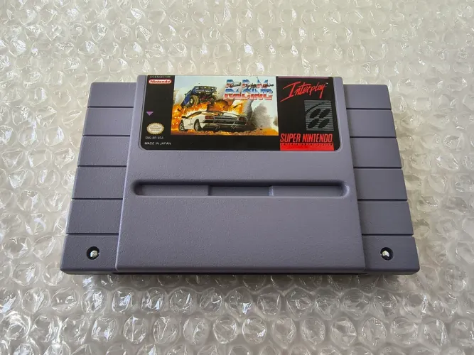 Radical Psycho Machine Racing Original Super Nintendo SNES