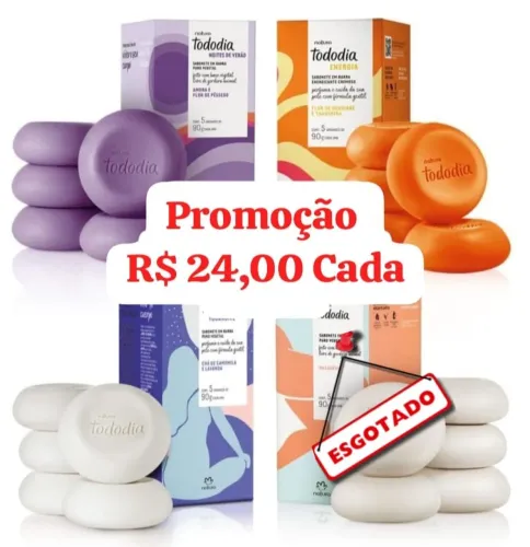 Sabonetes natura todo dia