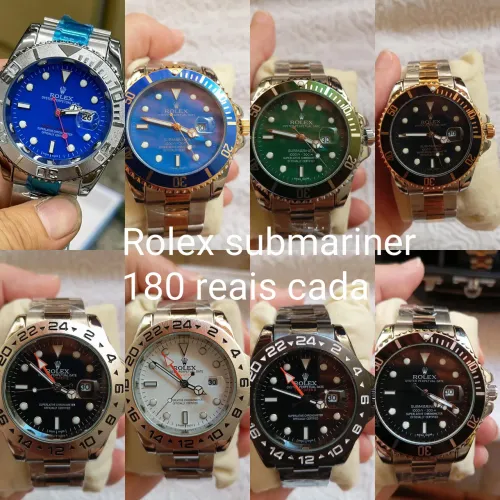 Relógio rolex vários modelos, valores nas fotos