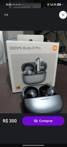 FONE REDMI BUDS 8 PRO