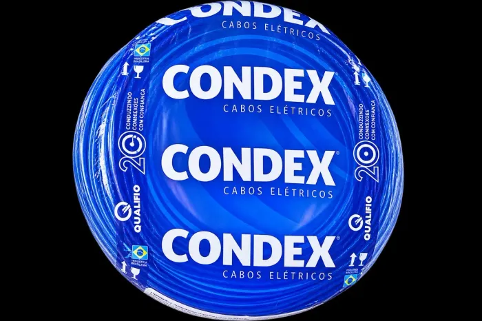 Cabo Elétrico Condex 4 mm² - Rolo com 100 Metros - 100% Cobre
