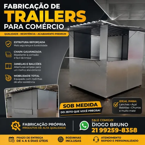 Trailers novos,a preço de fábrica.