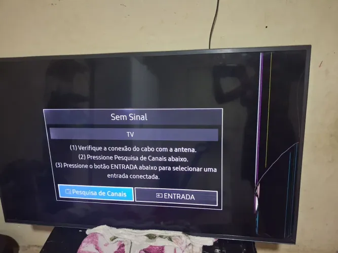 ? SMART TV 50" COM DEFEITO - OPORTUNIDADE! ?
