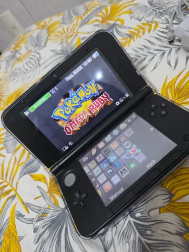 3ds XL Desbloqueado Azul - Perfeito e Completo