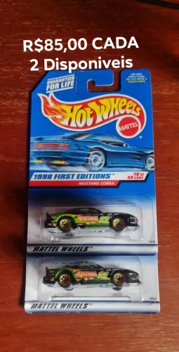 Hot Wheels Mustang Cobra - 1998 First Editions - 1:64 (2 DISPONIVEIS)