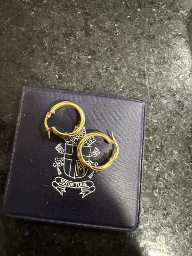 Brinco ouro 18 k