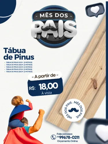 Tábua de Pinus Aracaju
