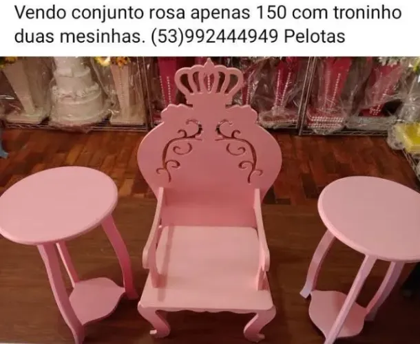 Conjunto para crianças sentar e tambem brincar e festas em geral