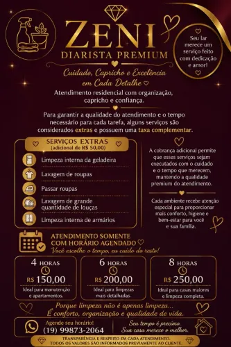 Serviço doméstico.