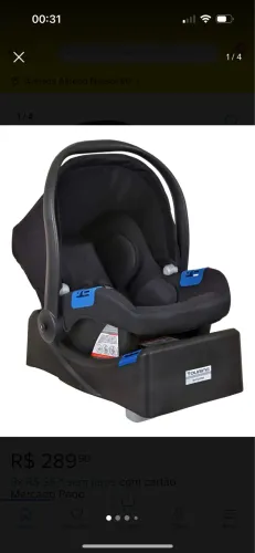 Bebê conforto com base Burigotto