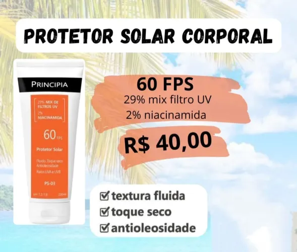 Protetor Solar Facial Principia