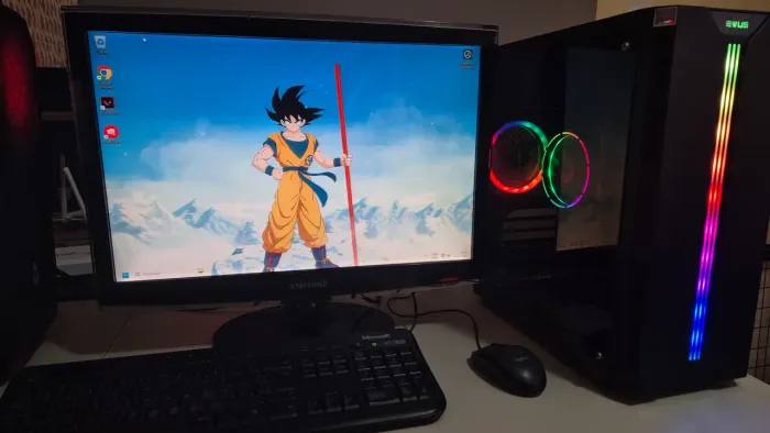 PC Gamer Completo AMD Ryzen (16GB RAM + SSD) - Pronto para Uso
