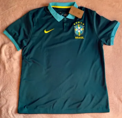 Camisa Polo Brasil 2026 verde - Tam 2XG