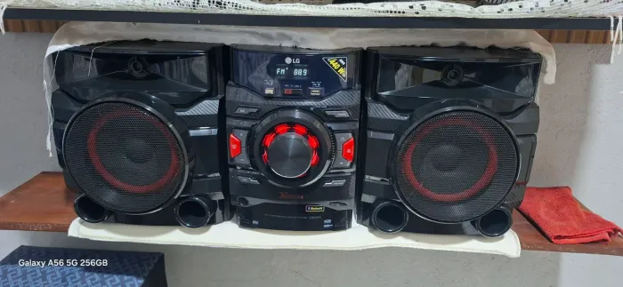 Som Lg 440w CM4440 Bluetooth, Cd, Radio, Aux e Controle.