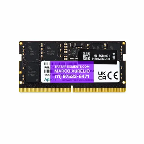 Memória Notebook DDR5 5600 Mhz Acer Nitro Apacer  - R$ 1.200