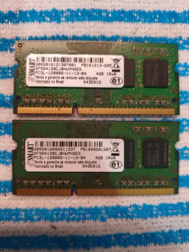 Kit 8GB (2x4GB) DDR3L 1600MHz para Notebook SMART