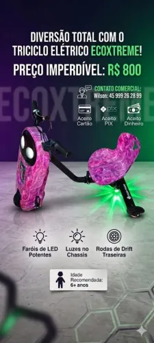 Triciclo Elétrico