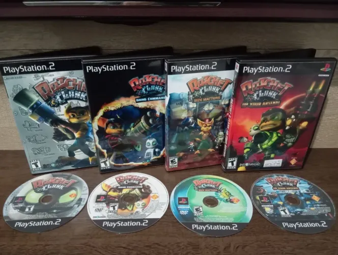 Coleção Ratchet & Clank para PS2 (Leia com atenção!!!)