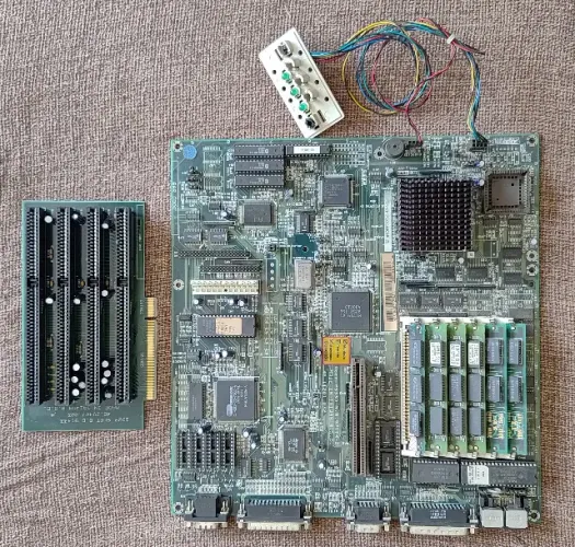 Placa Mãe ACER PS33D c/ Processador 486 / 8 MB Ram / Expansor Slots - Testada / OK