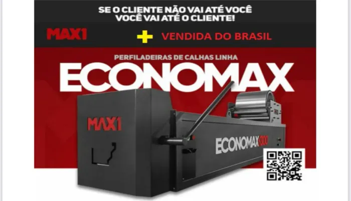 Perfiladeira Economax Calha Para Beiral 300mm