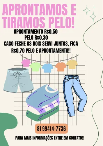 Aprontamento e pelo!! Peças prontas o mais rápido possível!!