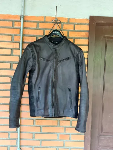 Jaqueta Ducati Couro Legítimo fábrica Dainese 
