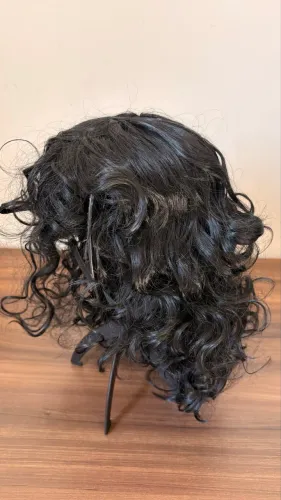 Wig cabelo ondulado