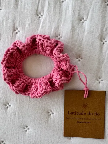scrunchie Rosa