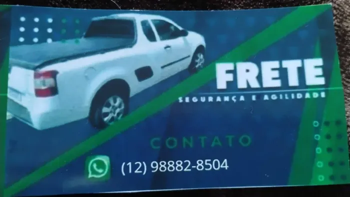 Faço Fretes chama no WhatsApp 