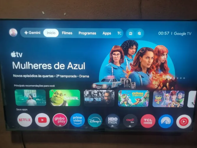 Smart tv 4k55 TCL Qd mini leds