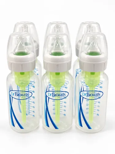 Kit 7 Mamadeiras Dr. Brown?s Natural Flow Options+ 120 ml Anticólica