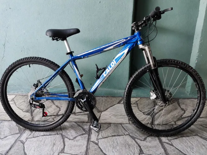 Bicicleta Caloi em Alumínio, freio a disco 