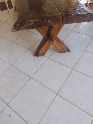 Mesa madeira maciça rústica 