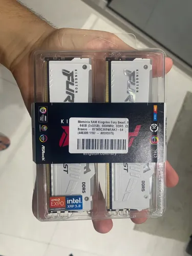 64gb memória ram ddr5 kingston fury beast