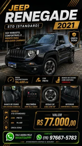 Jeep Renegade 1.8 4X2 Flex 16V Aut. 2021
