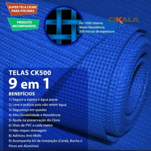 Capa de Segurança para Piscina CK500 da Cikala